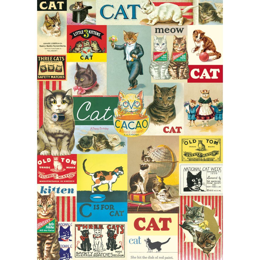 Poster com gatos da Cavallini