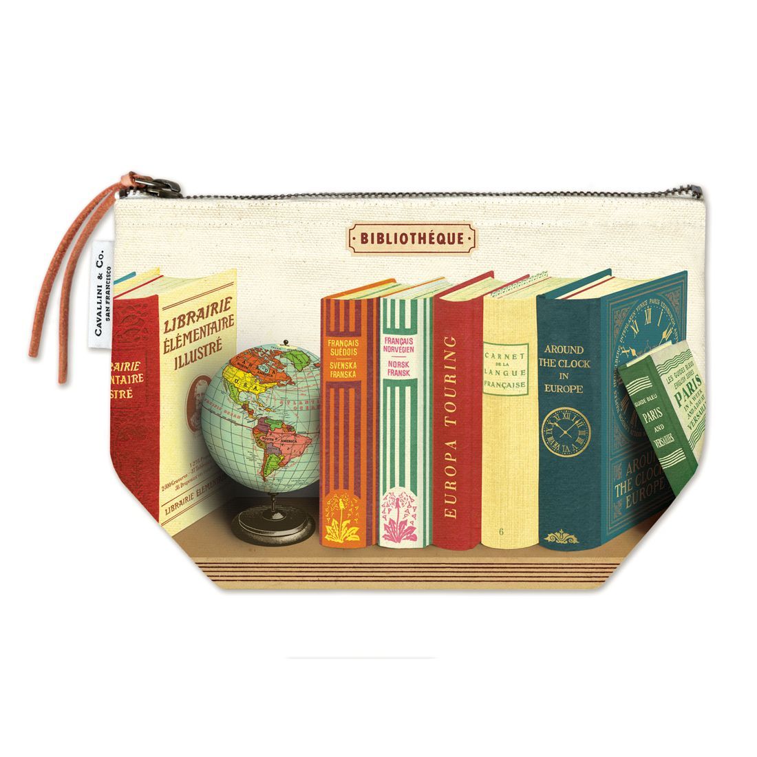 Bolsa Vintage Library Books da Cavallini