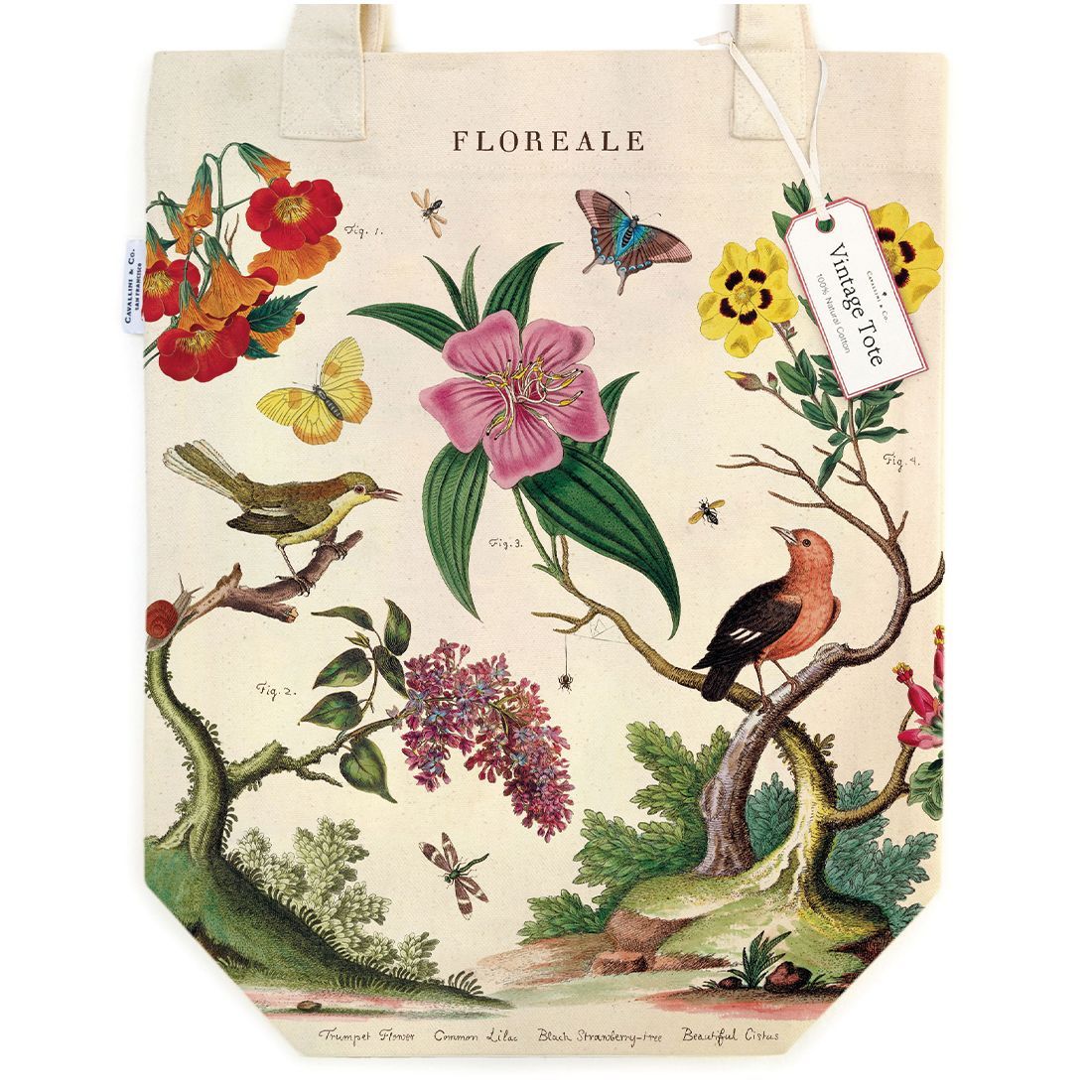 Tote Bag Floreale da Cavallini