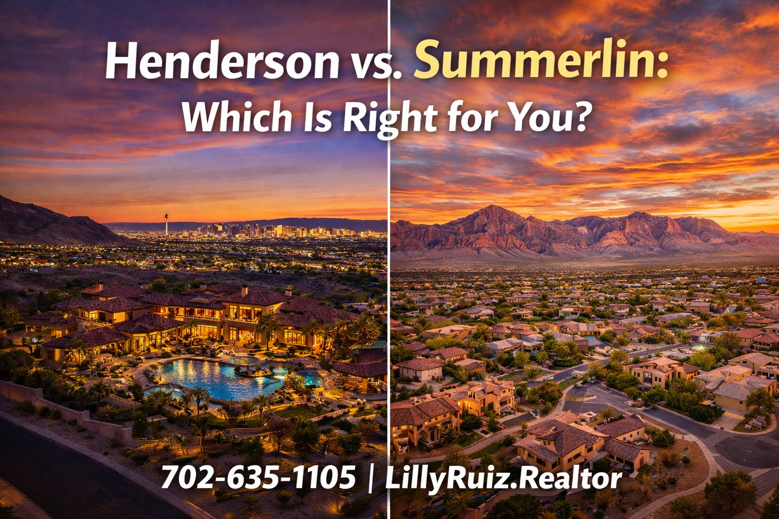 Henderson vs Summerlin: Which Luxury Community Is Right for You in 2026?