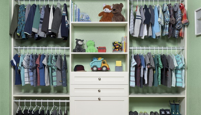 Toddlers' Custom Closet System