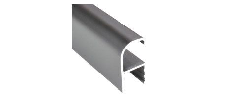 a close up of a metal pipe on a white background .