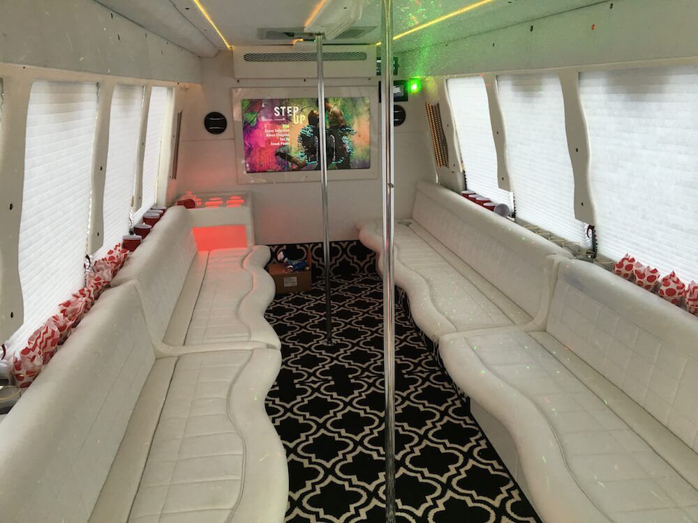 Chauffeured Party Bus