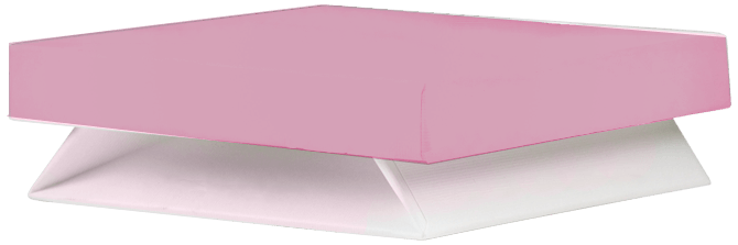 Scatola appiattibile con fondo automontante e coperchio rigido. Scegli materiali e colori particolari per rendere questa semplice scatola un oggetto unico.