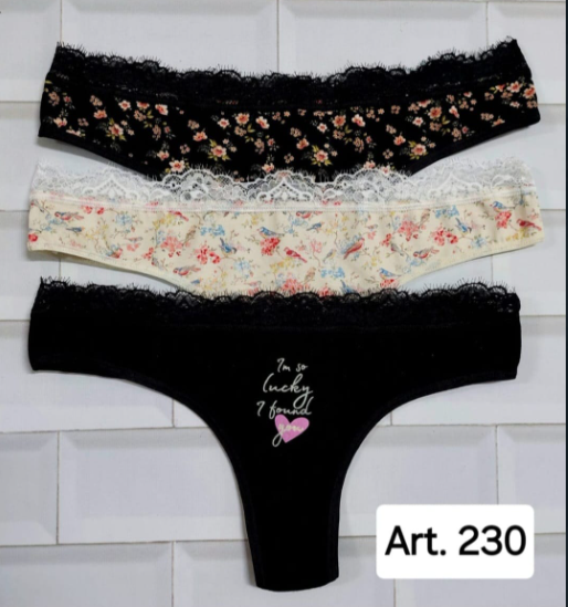 Articulo 230 Colaless algodón Estampadas