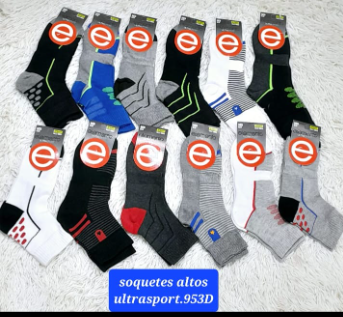 Calcetines deportivos surtidos con la letra 