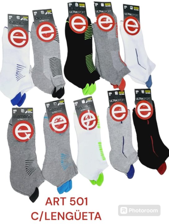 Calcetines deportivos surtidos con logotipo 