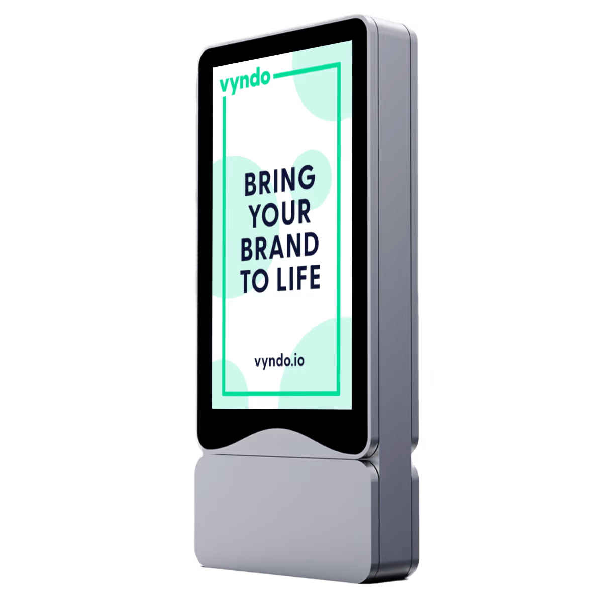 A sign with the inscription "Bring your brand to life"
