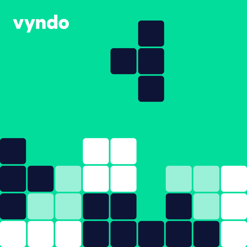 A Tetris game is played on a green background