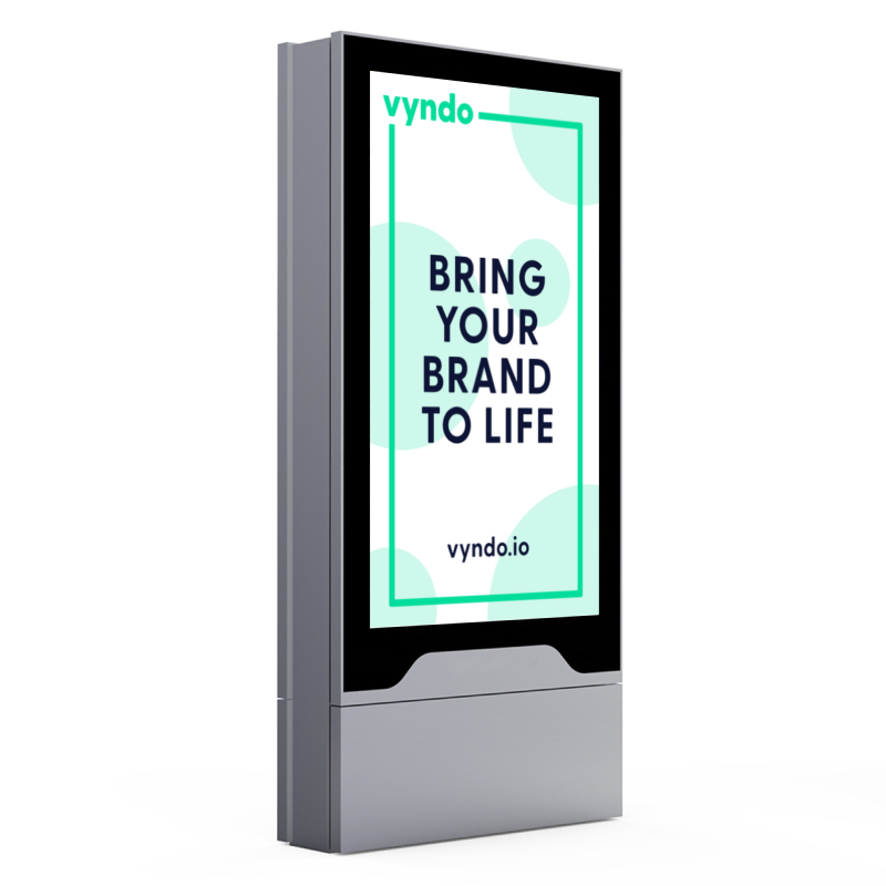 A sign with the inscription "Bring your brand to life"