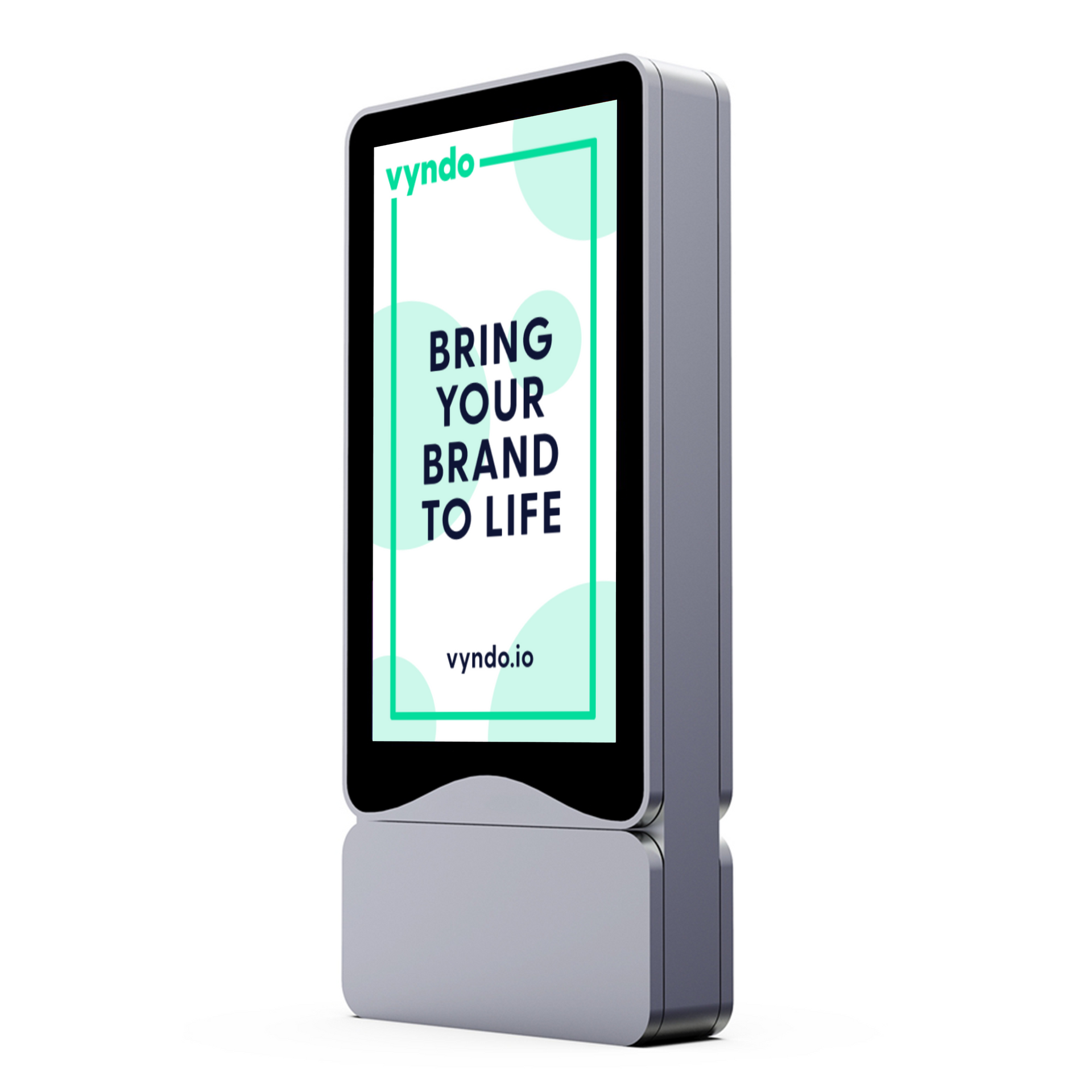 A sign with the inscription "Bring your brand to life"