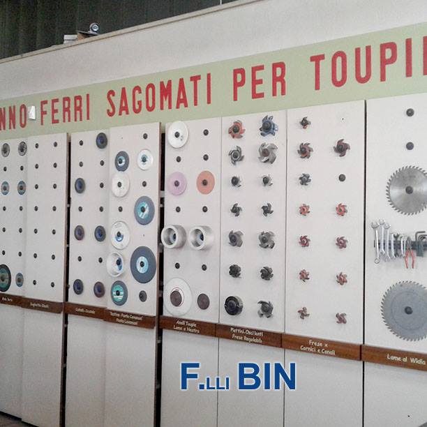 Ferri sagomati per toupie