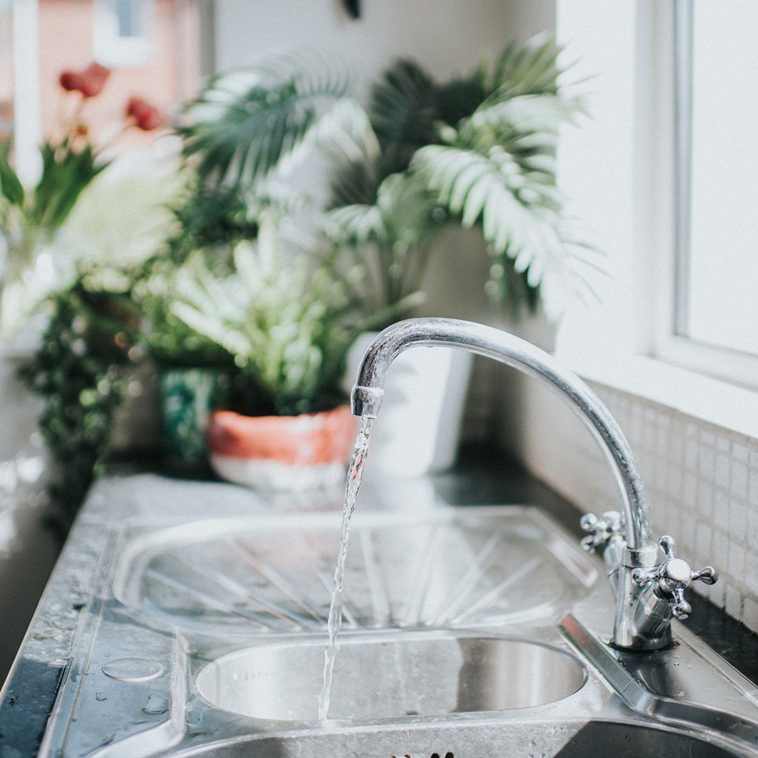 Silver tap in a kitchen — Lexington, SC — Delta Plumbing LLC