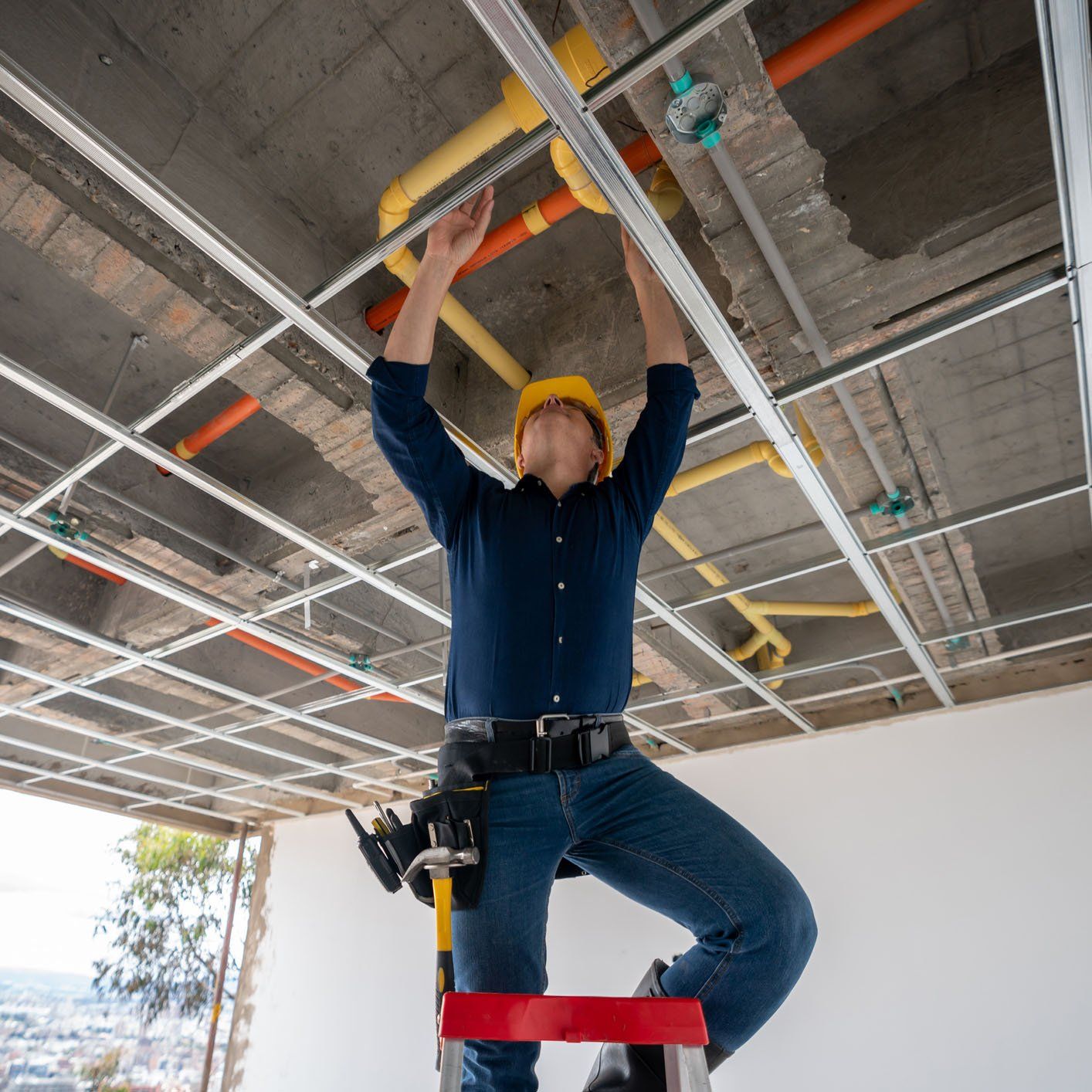 Fixing the pipes of a commercial building — Lexington, SC — Delta Plumbing LLC
