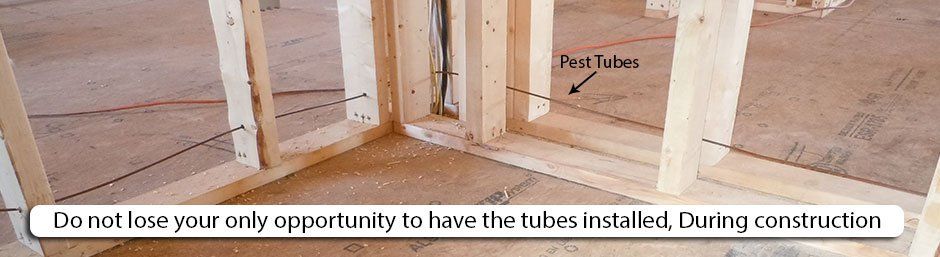 Pest tube installation