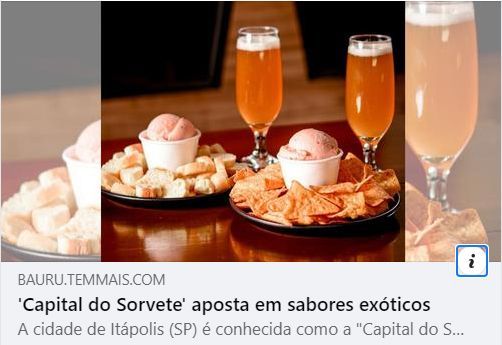 Sorvete de Tomate com Manjericão no portal tem mais