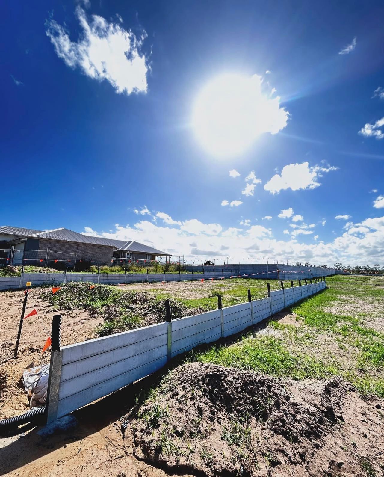 A Sunny Day at a Construction Site — Chief Structural Landscaping In Glenvale, QLD
