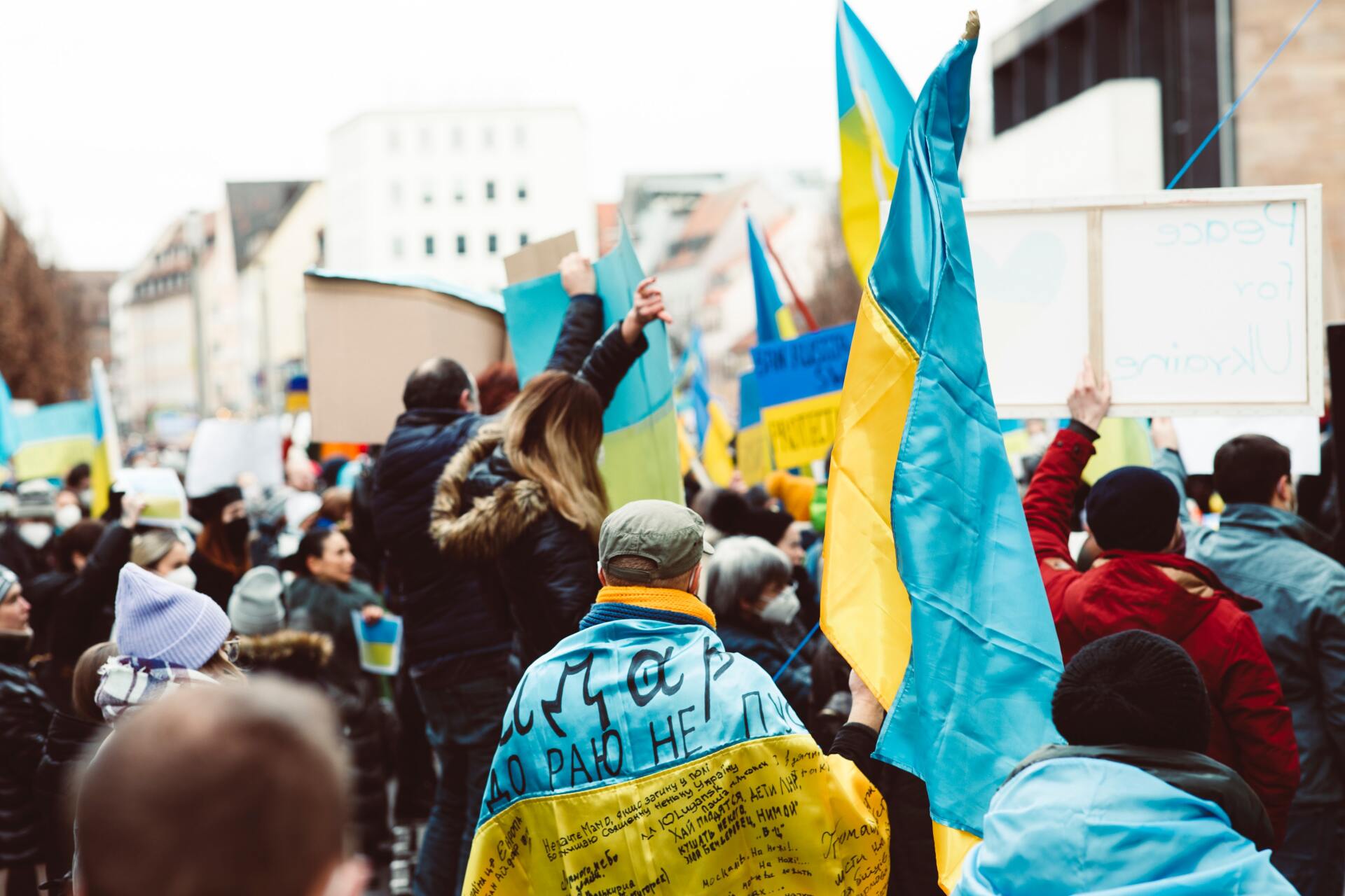 guerra ucrania y rusia manifestaciones sociales