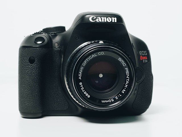 L'appareil prêt pour la photo