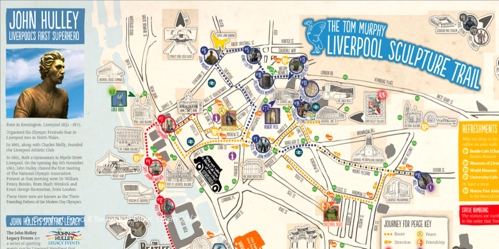 The Tom Murphy Liverpool Sculpture Trail Liverpool Heartbeat