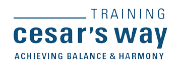 The logo for training cesar 's way achieves balance and harmony