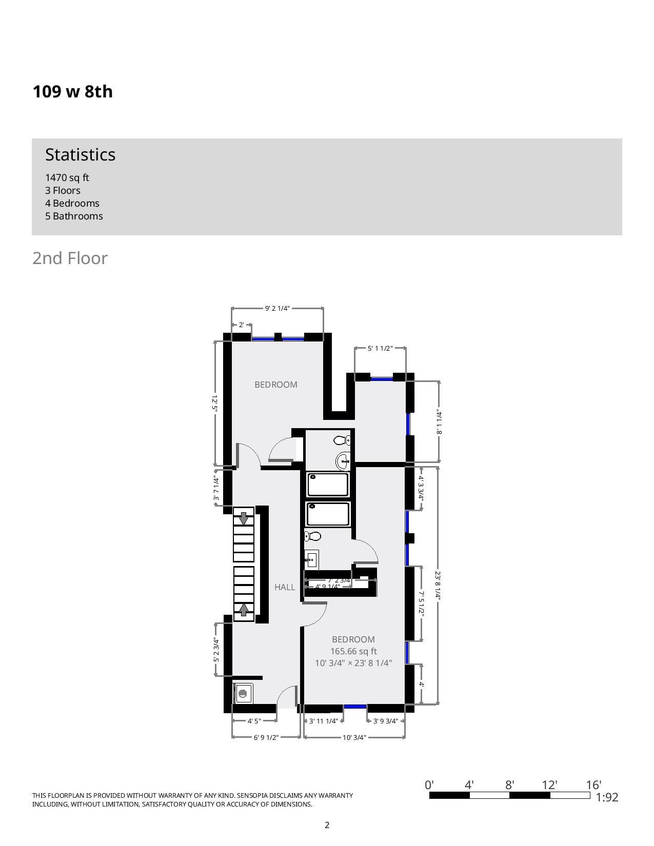 109 W. 8th Ave floorplan 3