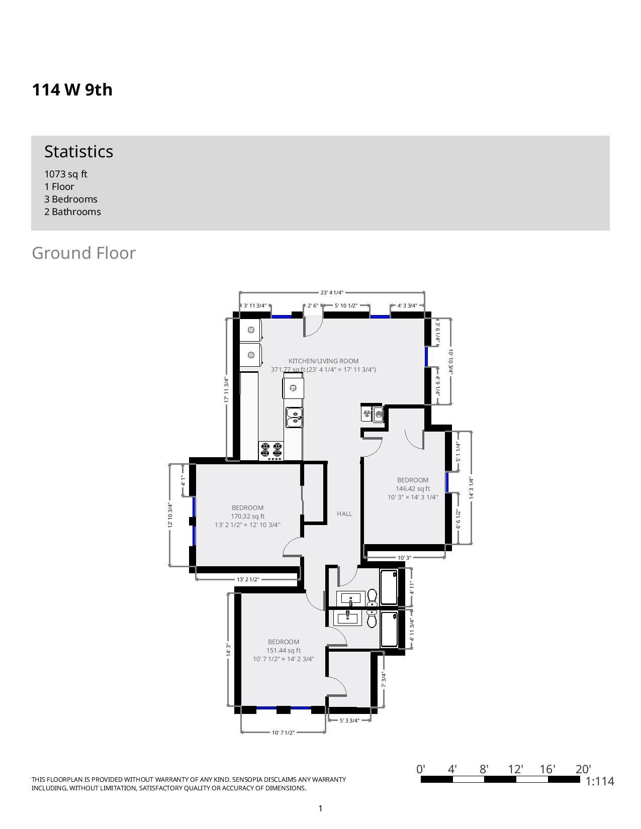 114 W. 9th Ave floorplan
