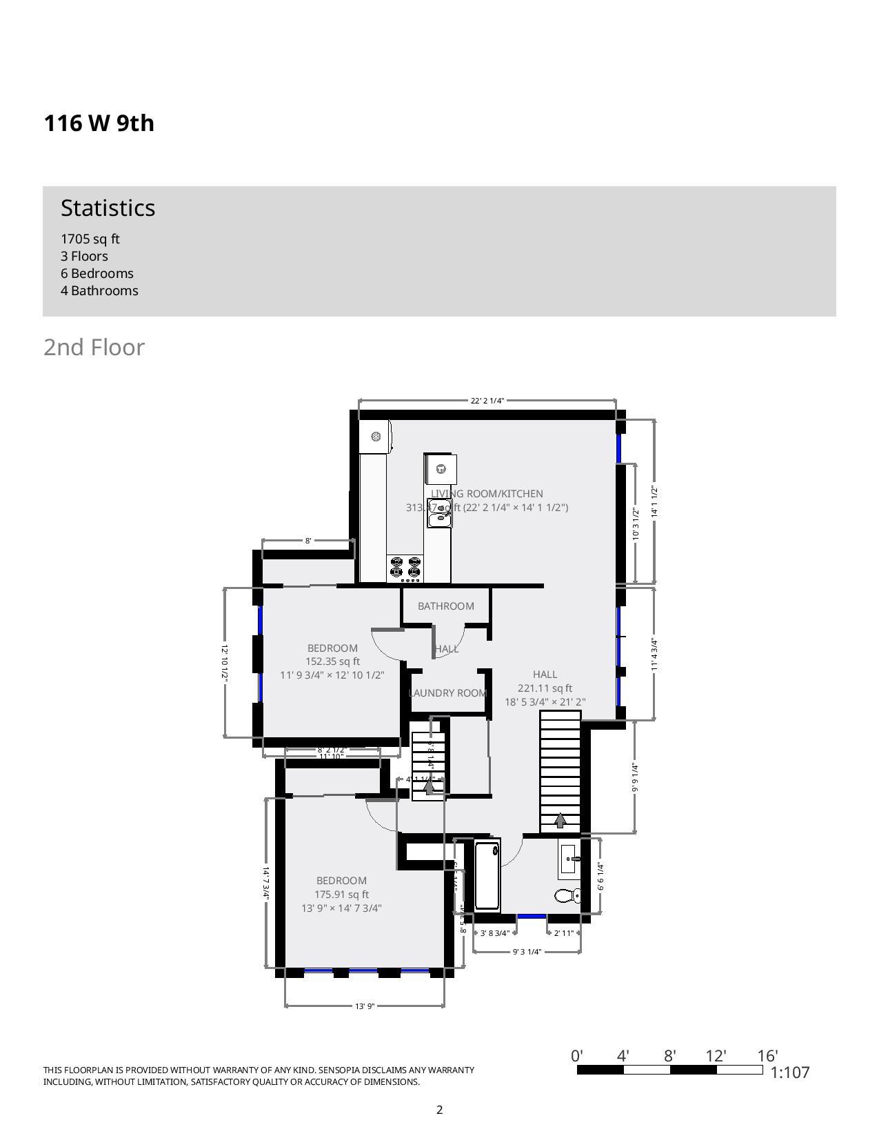 116 W. 9th Ave floorplan 2