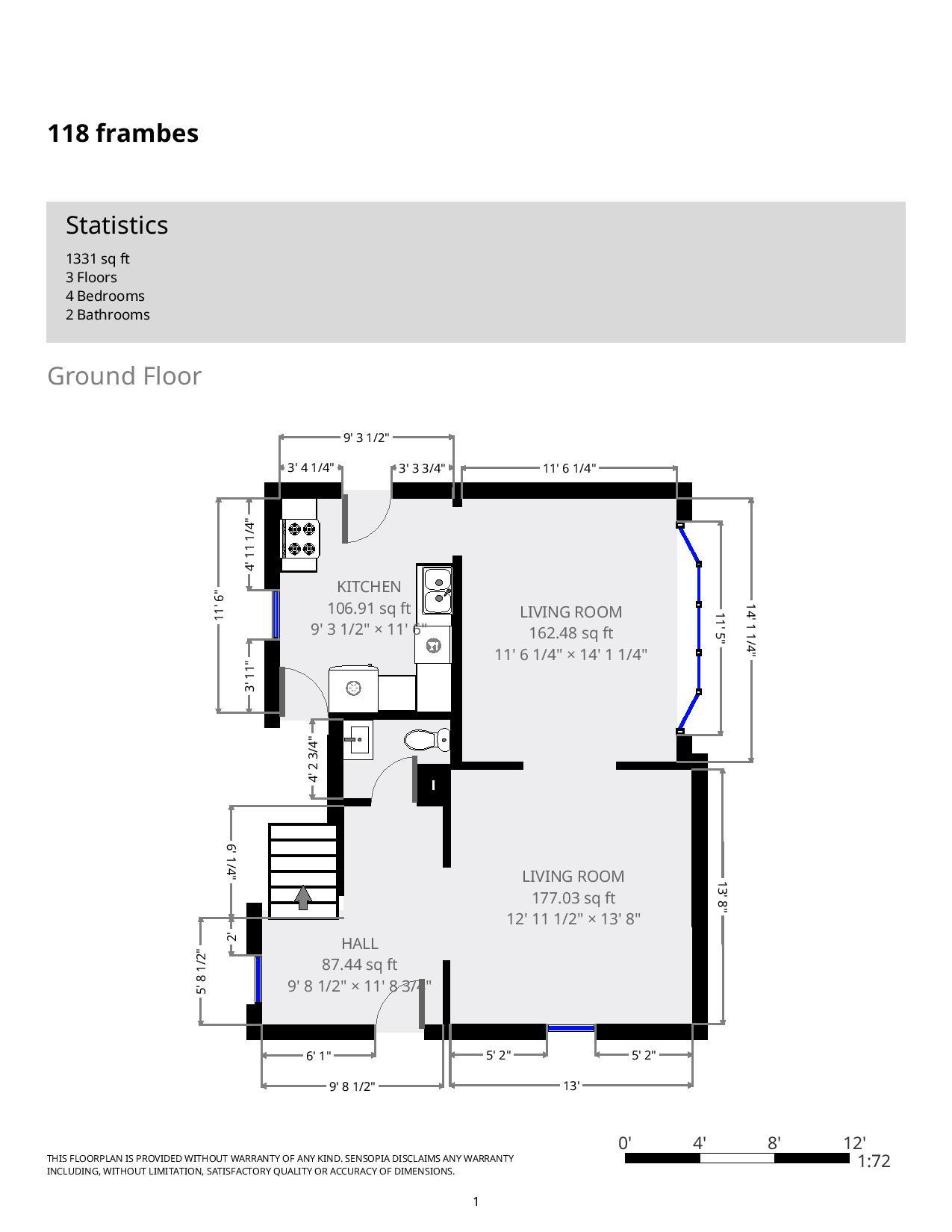 118 Frambes Ave.- Floor Plan 02