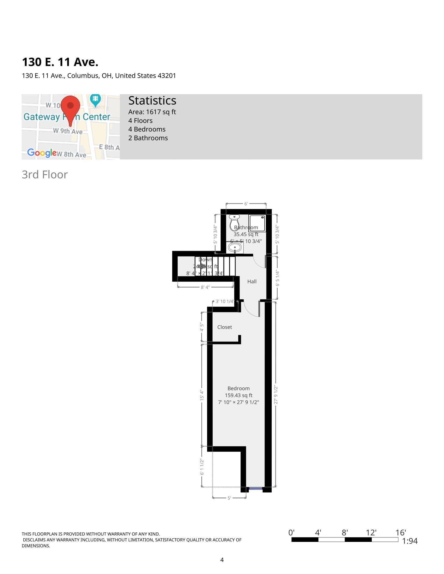 130-132 E. 11th Ave. - Floor Plan 02