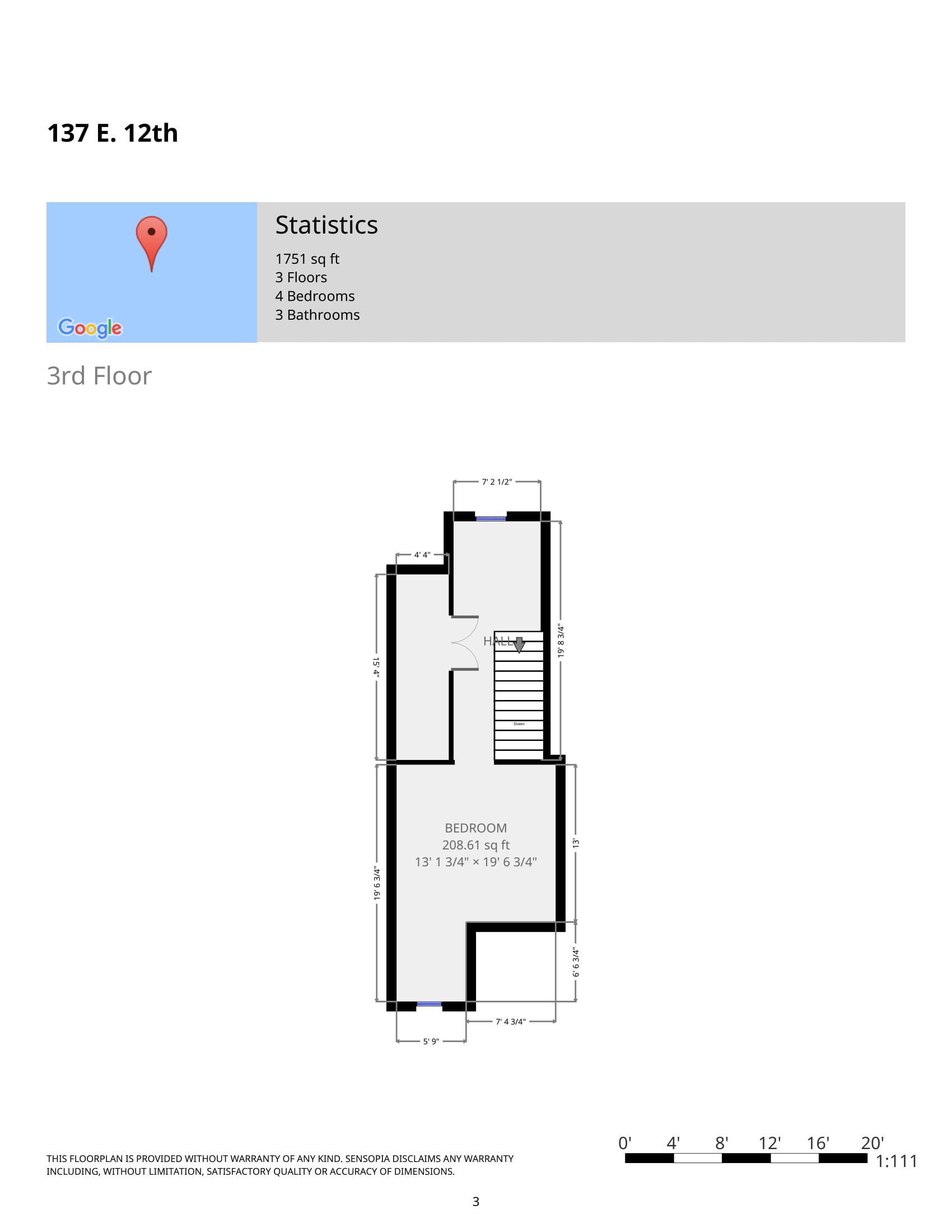 135-137 E. 12th Ave.- Floor Plan 01