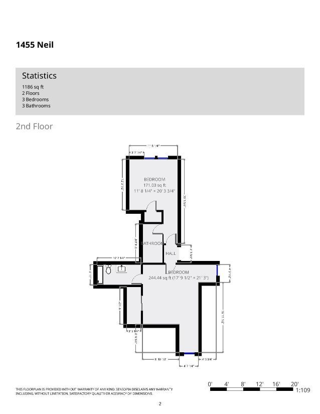 1455 Neil Ave floor plan 2