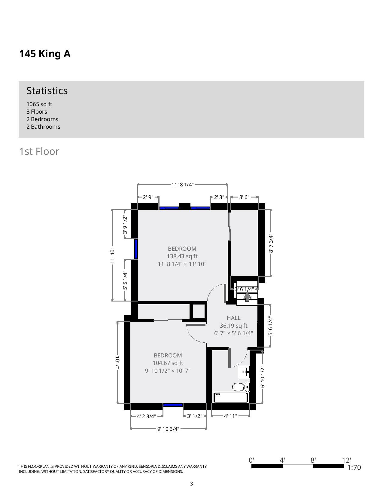 145 King A- 2nd floor- Floorplan.