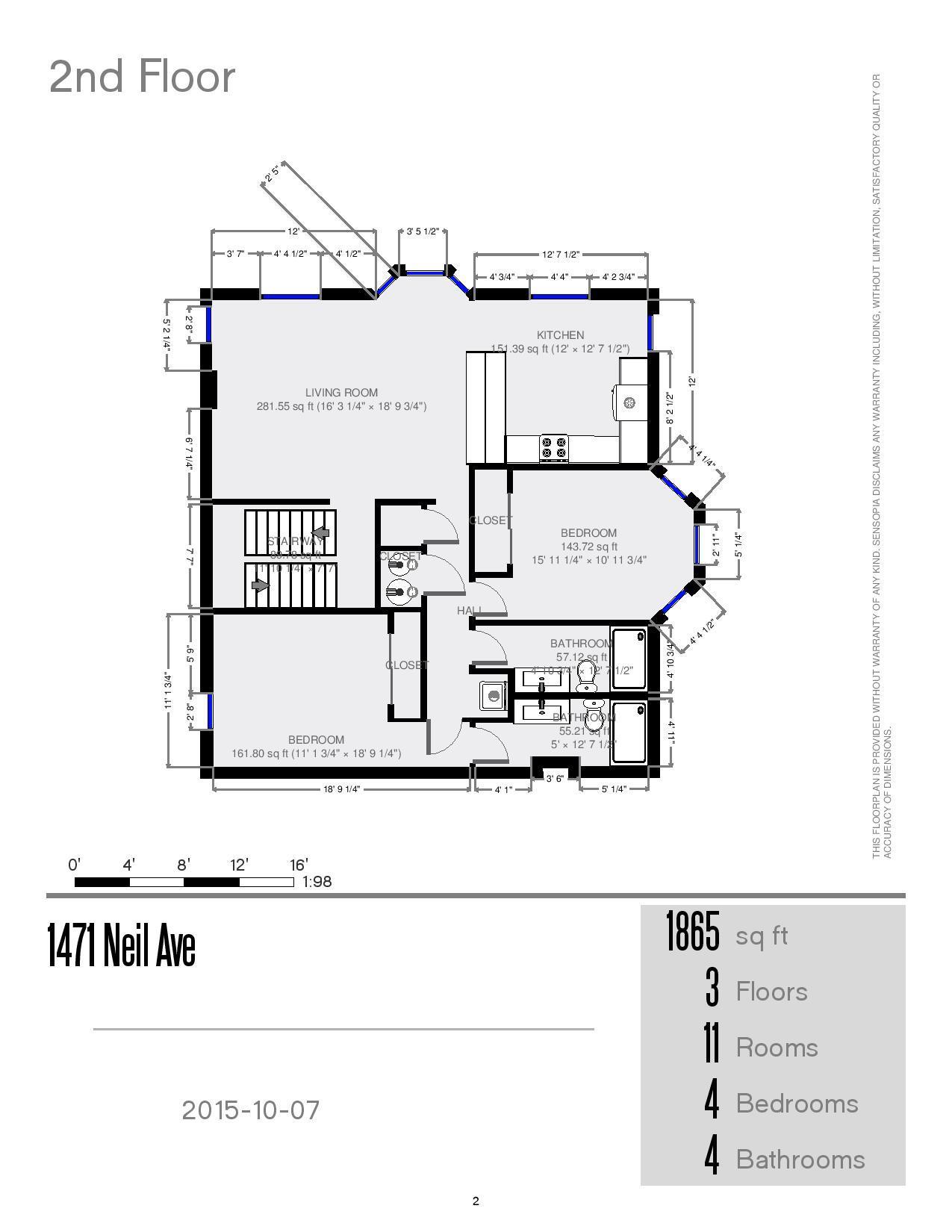 1471 Neil Ave.- Floor Plan 02