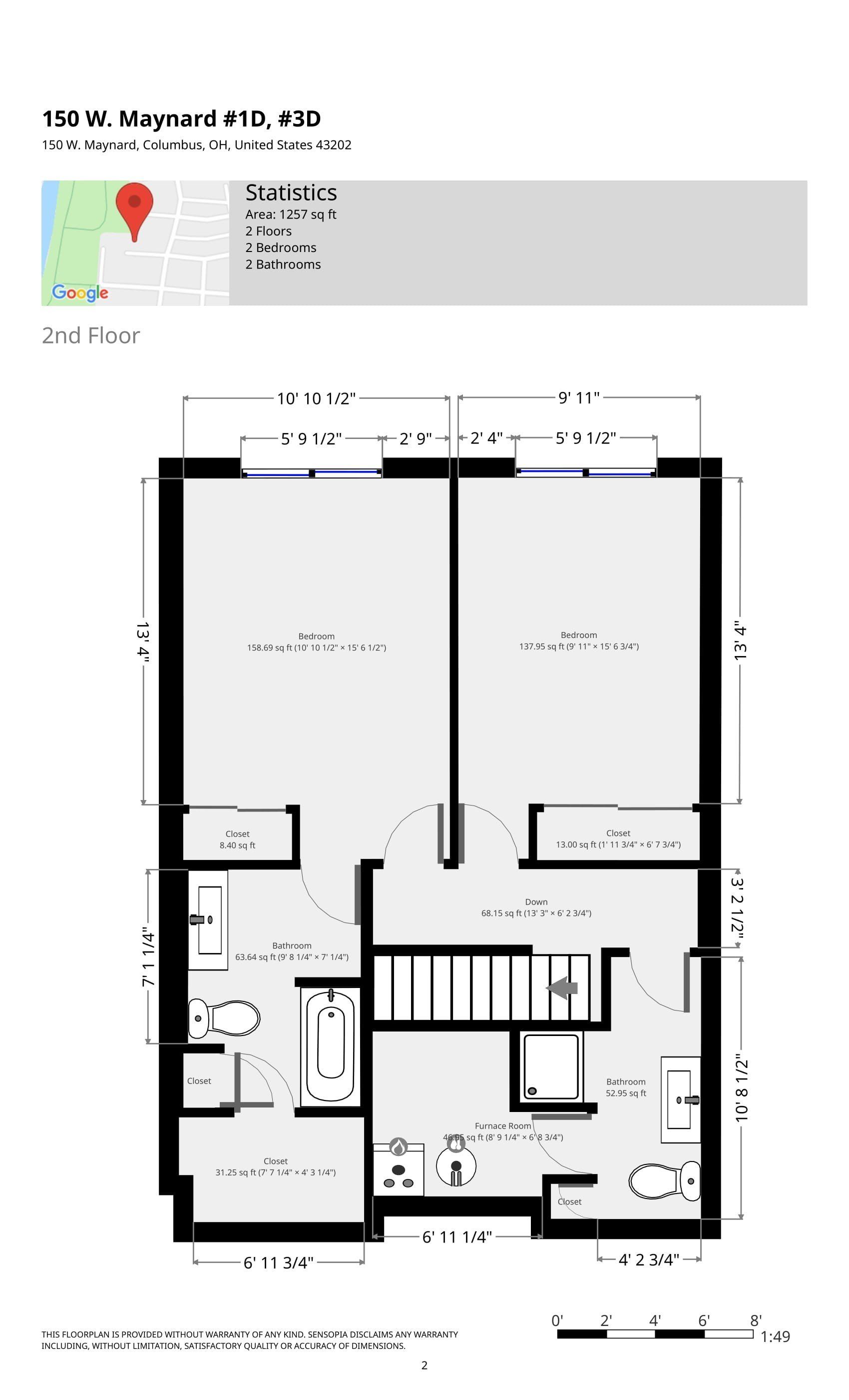 150 W. Maynard - Floor Plan