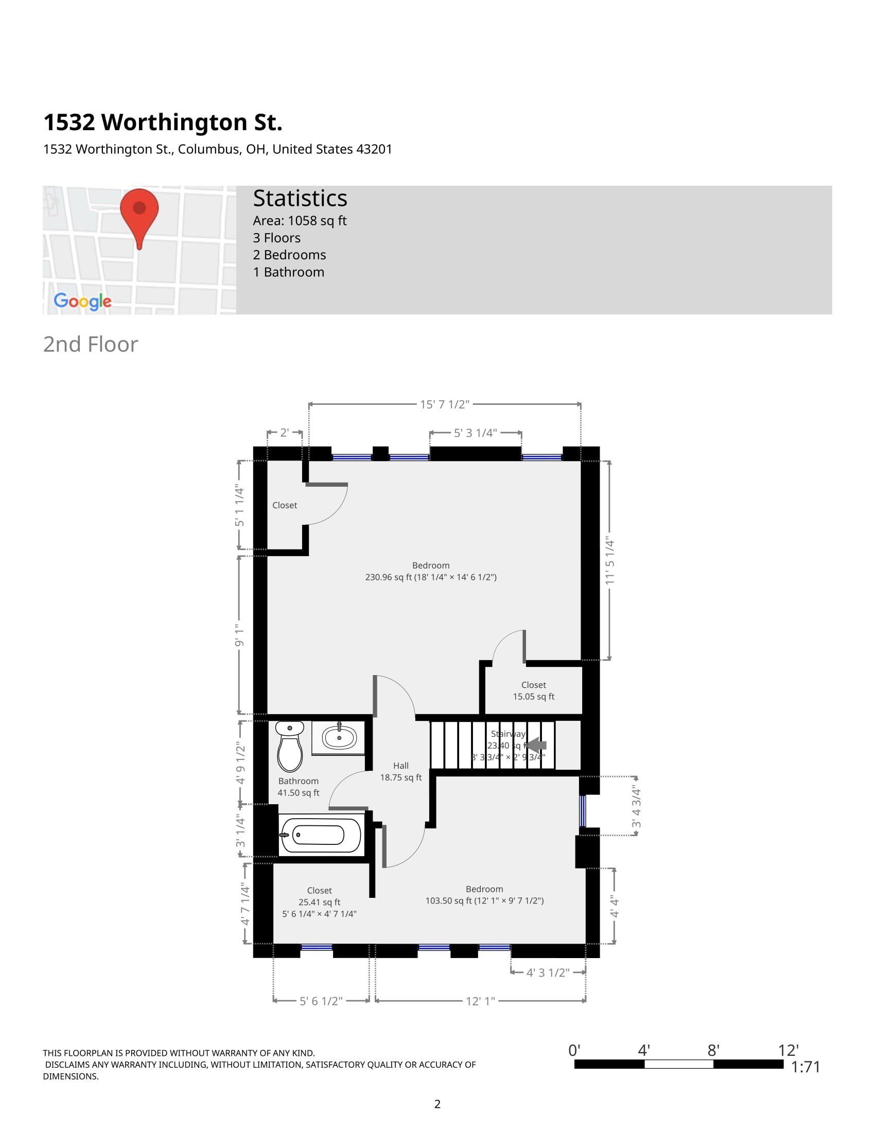 1522-1532 Worthington - Floor Plan 01