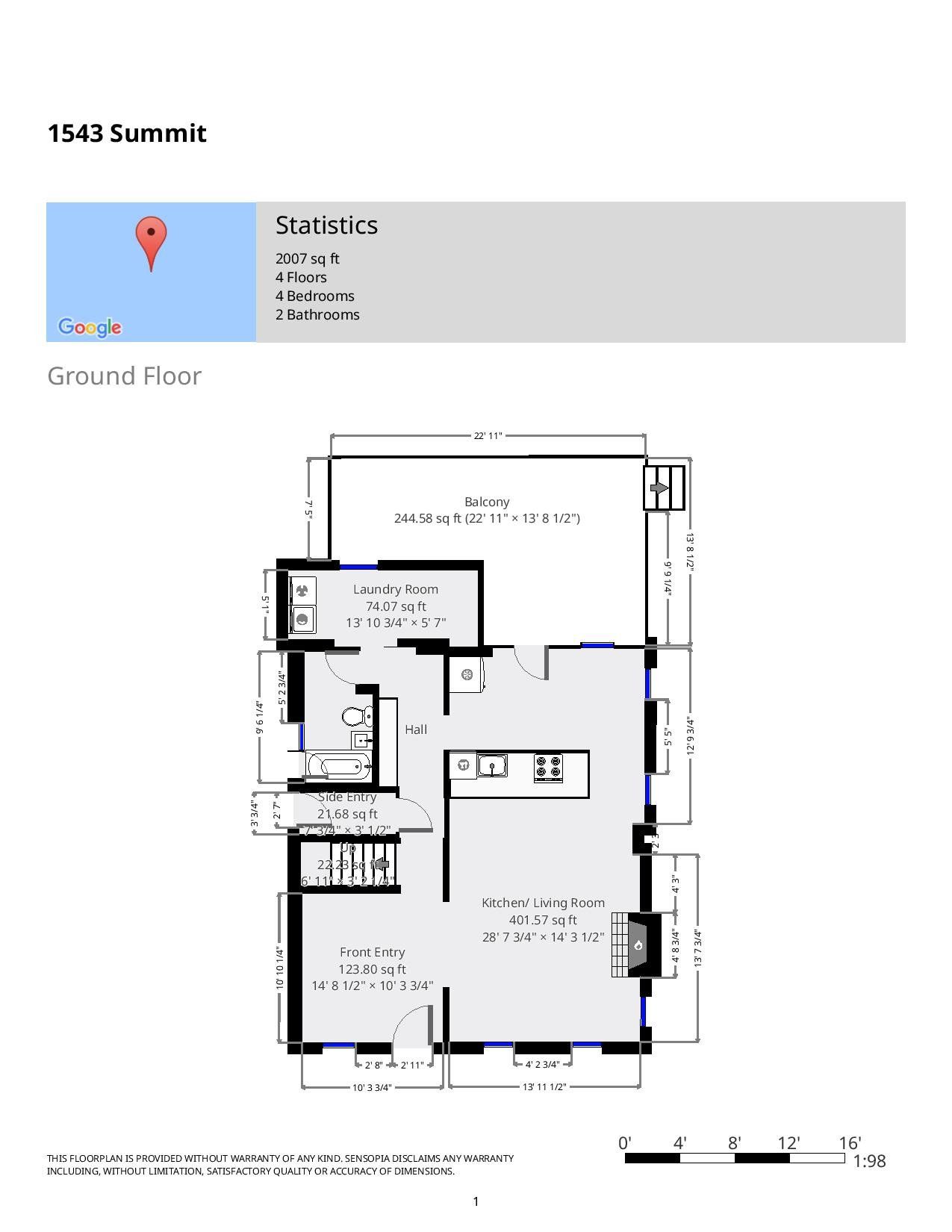 1543 Summit Street - Floor Plan 03