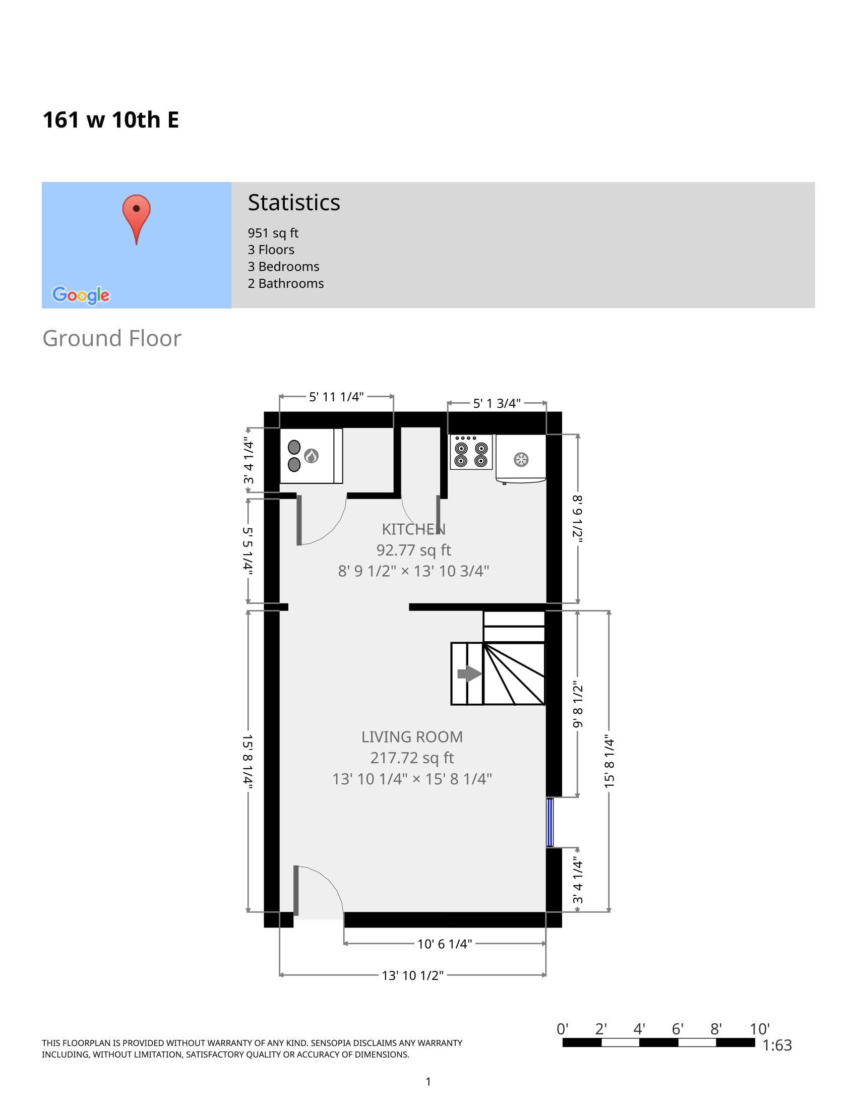 161 W. 10th Ave floorplan 3