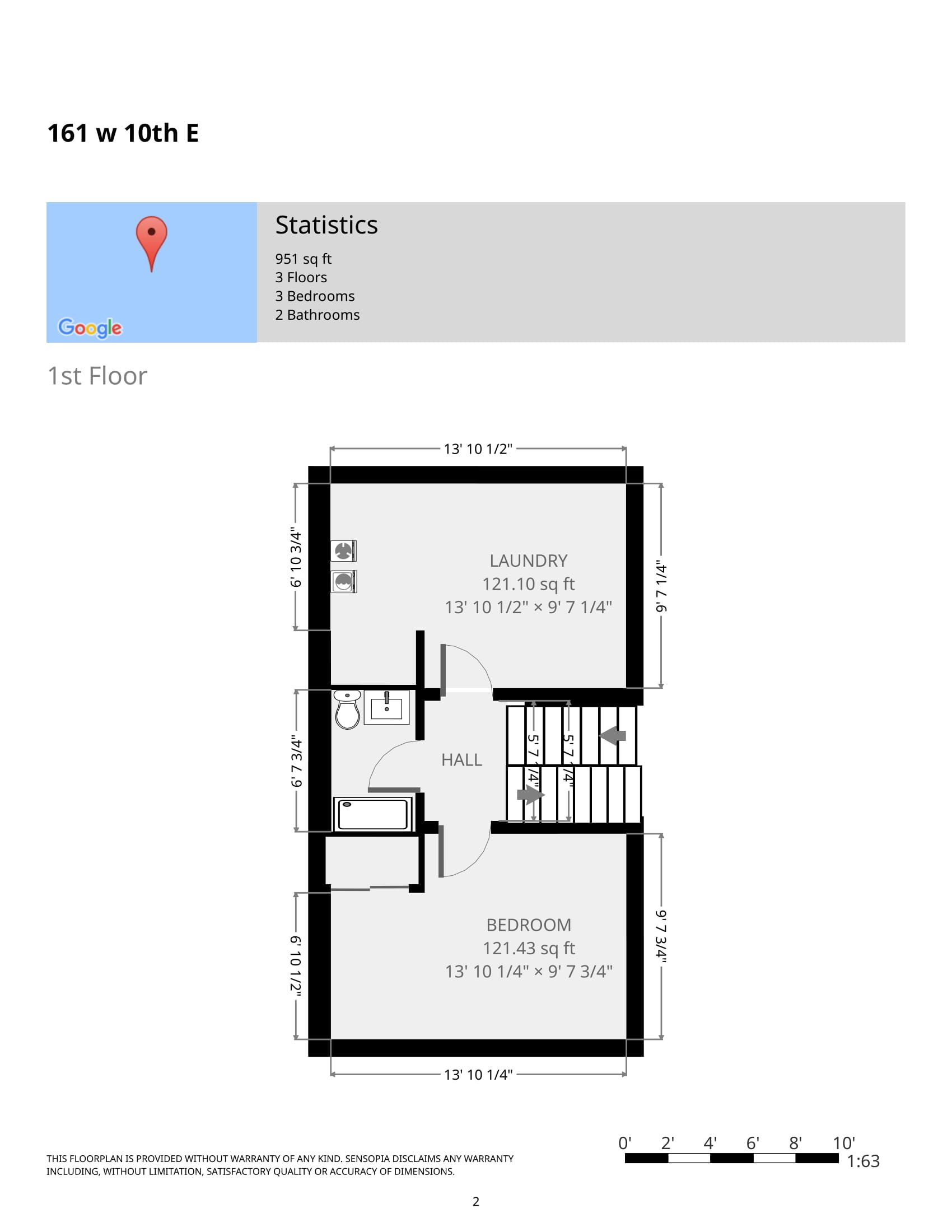 161 W. 10th Ave floorplan 2