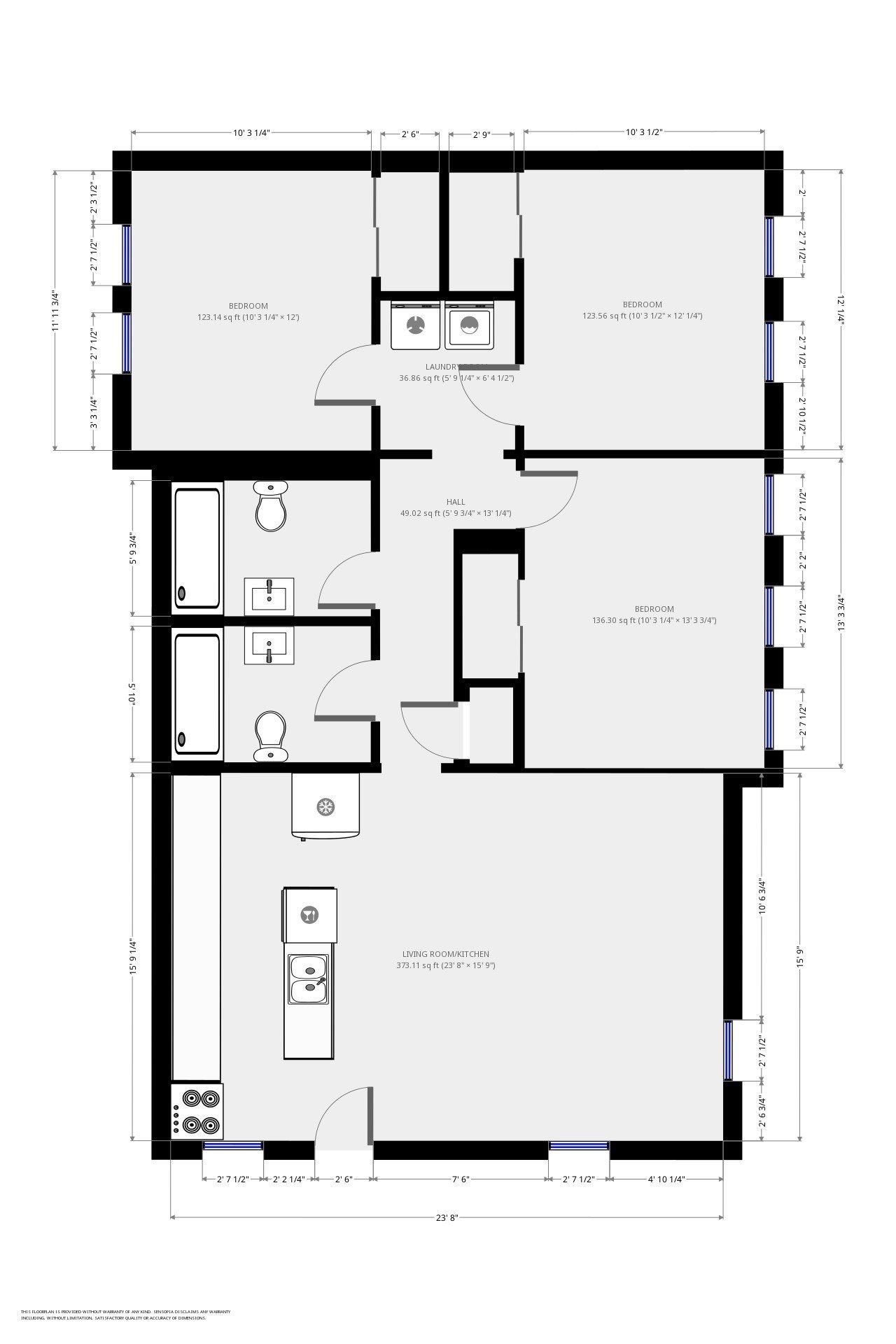 166 E. Lane Ave floorplan