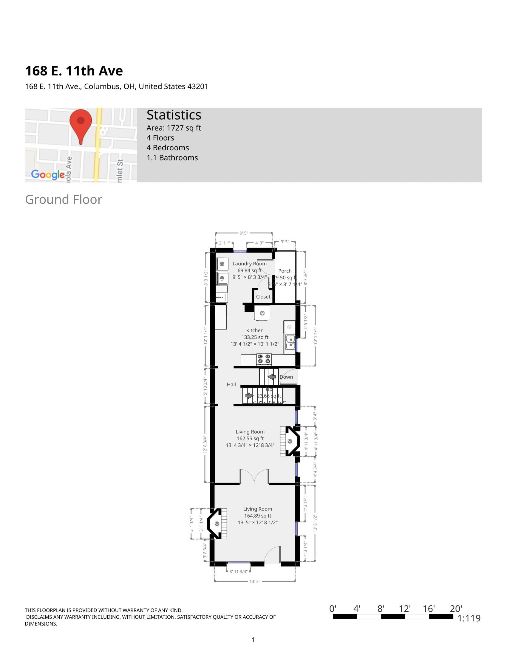 168 E. 11th Ave.- Floor Plan 01