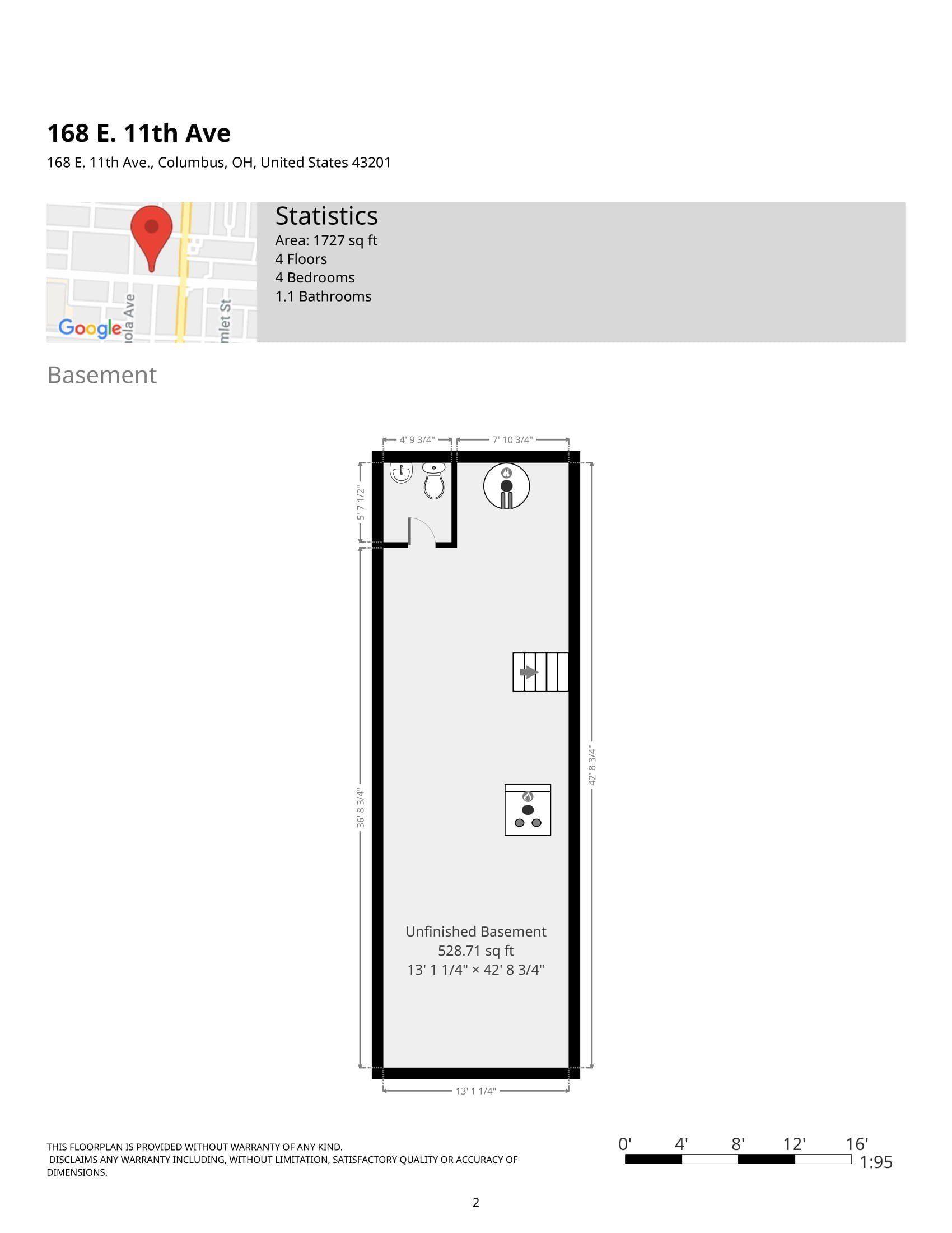 168 E. 11th Ave.- Floor Plan 04
