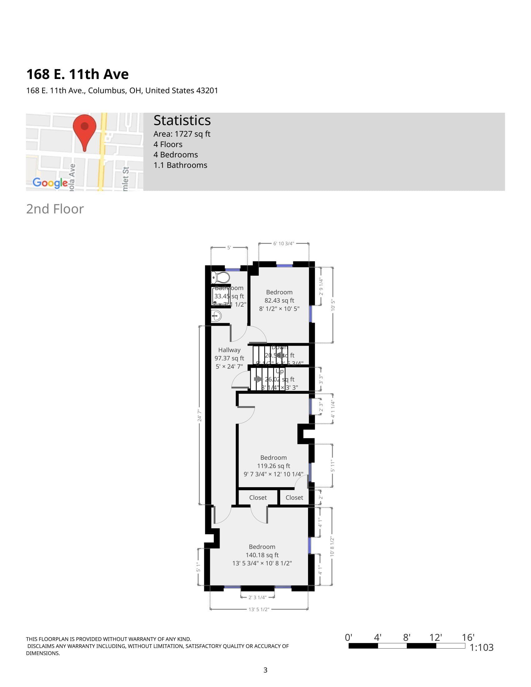 168 E. 11th Ave.- Floor Plan 02