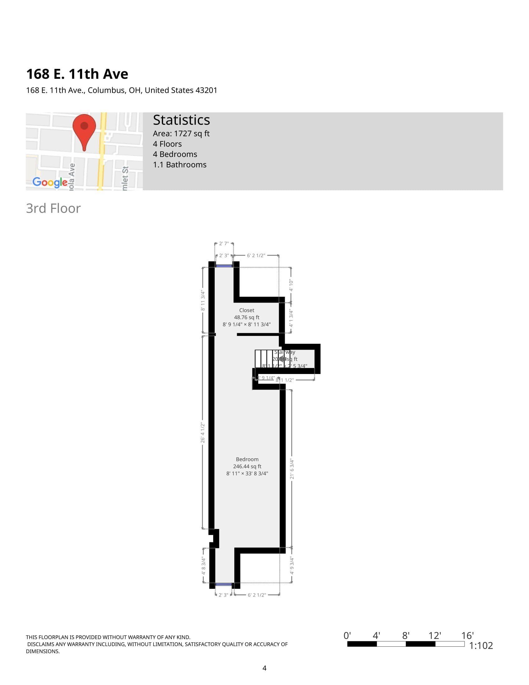 168 E. 11th Ave.- Floor Plan 03