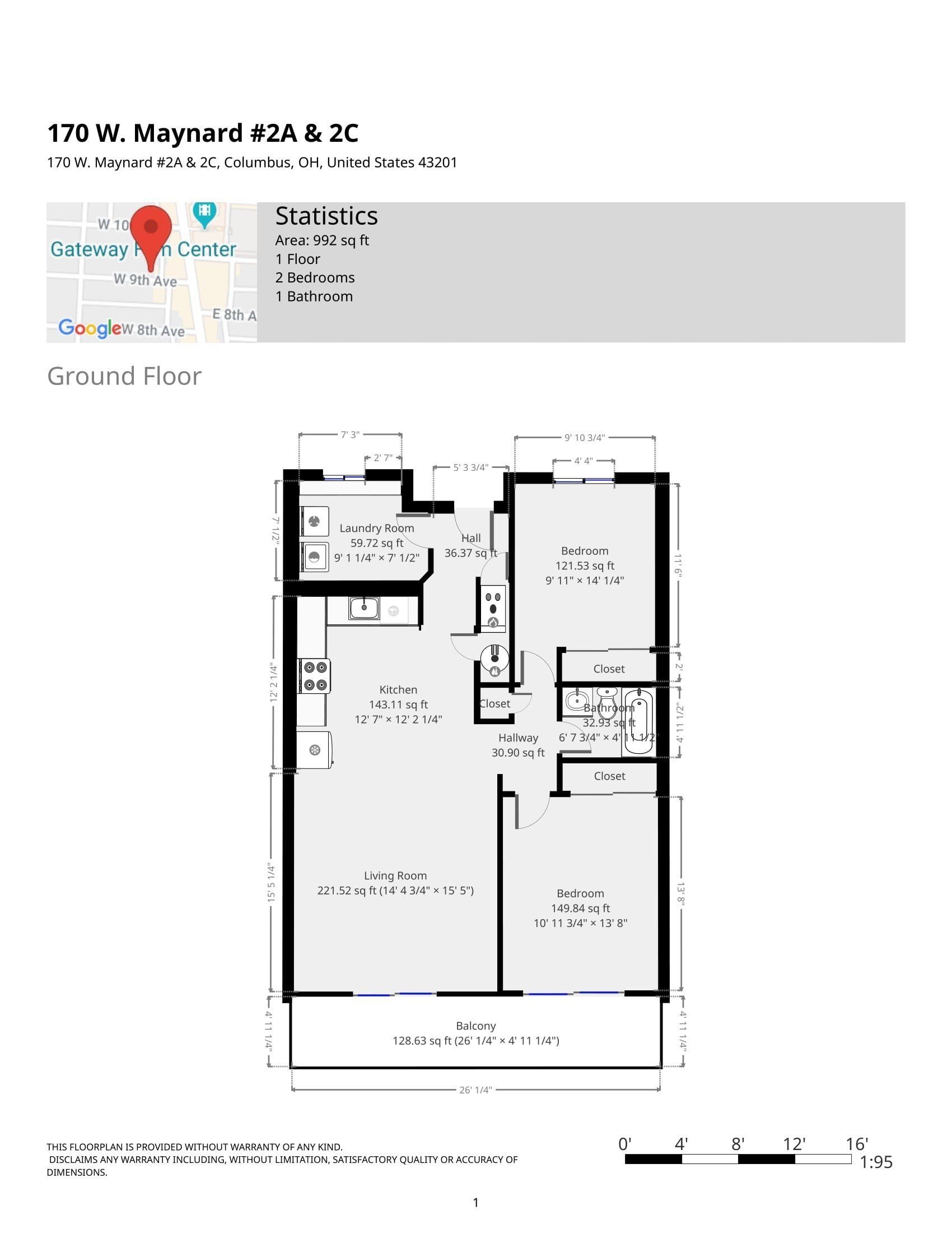 170-171 W. Maynard - Floor plan