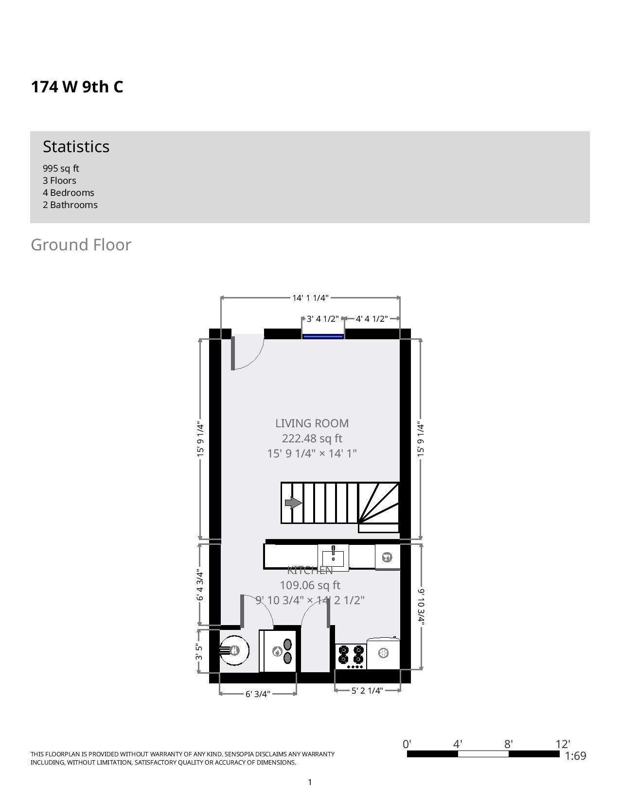 170 - 188 W. 9th Ave floorplan