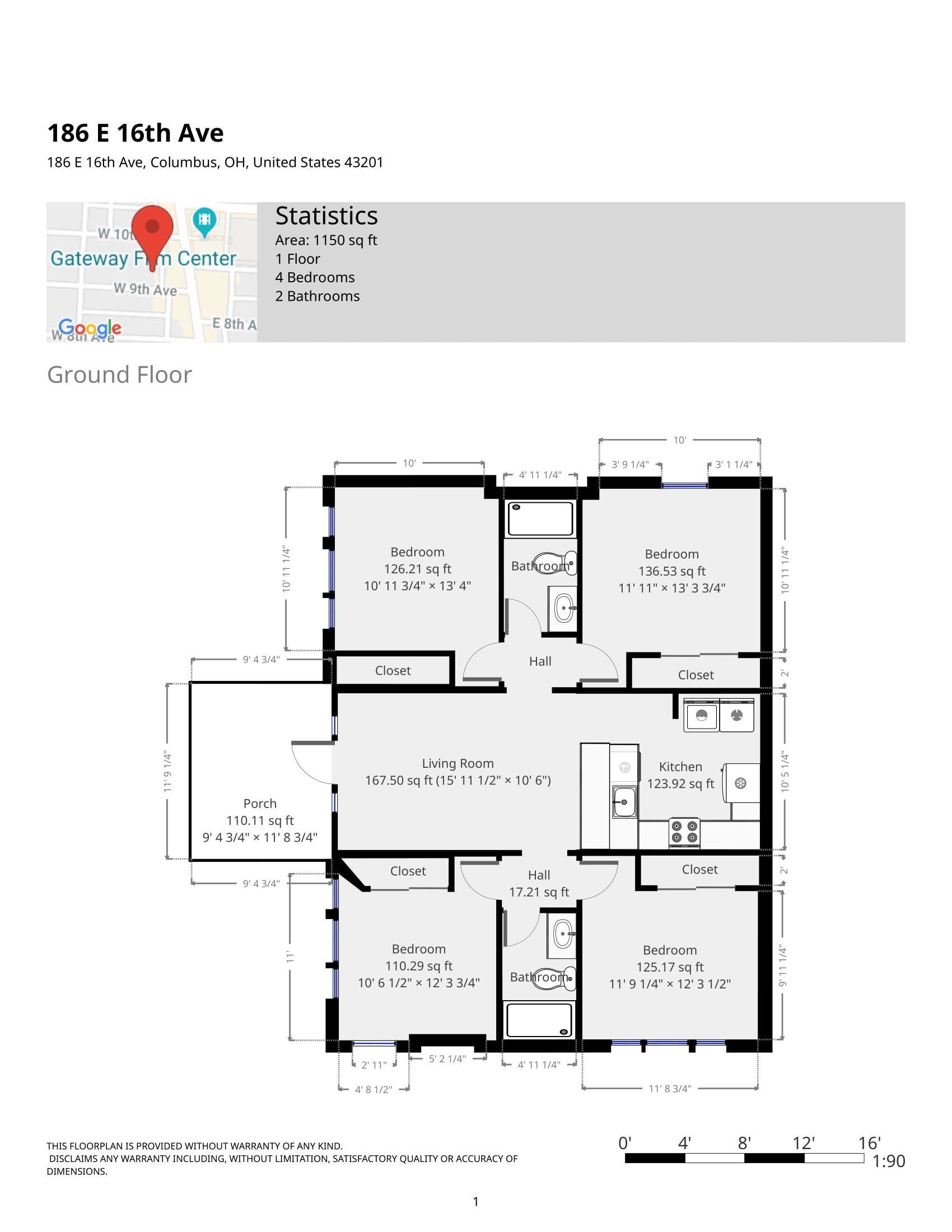 186 E. 16th Ave.- Floor Plan 01