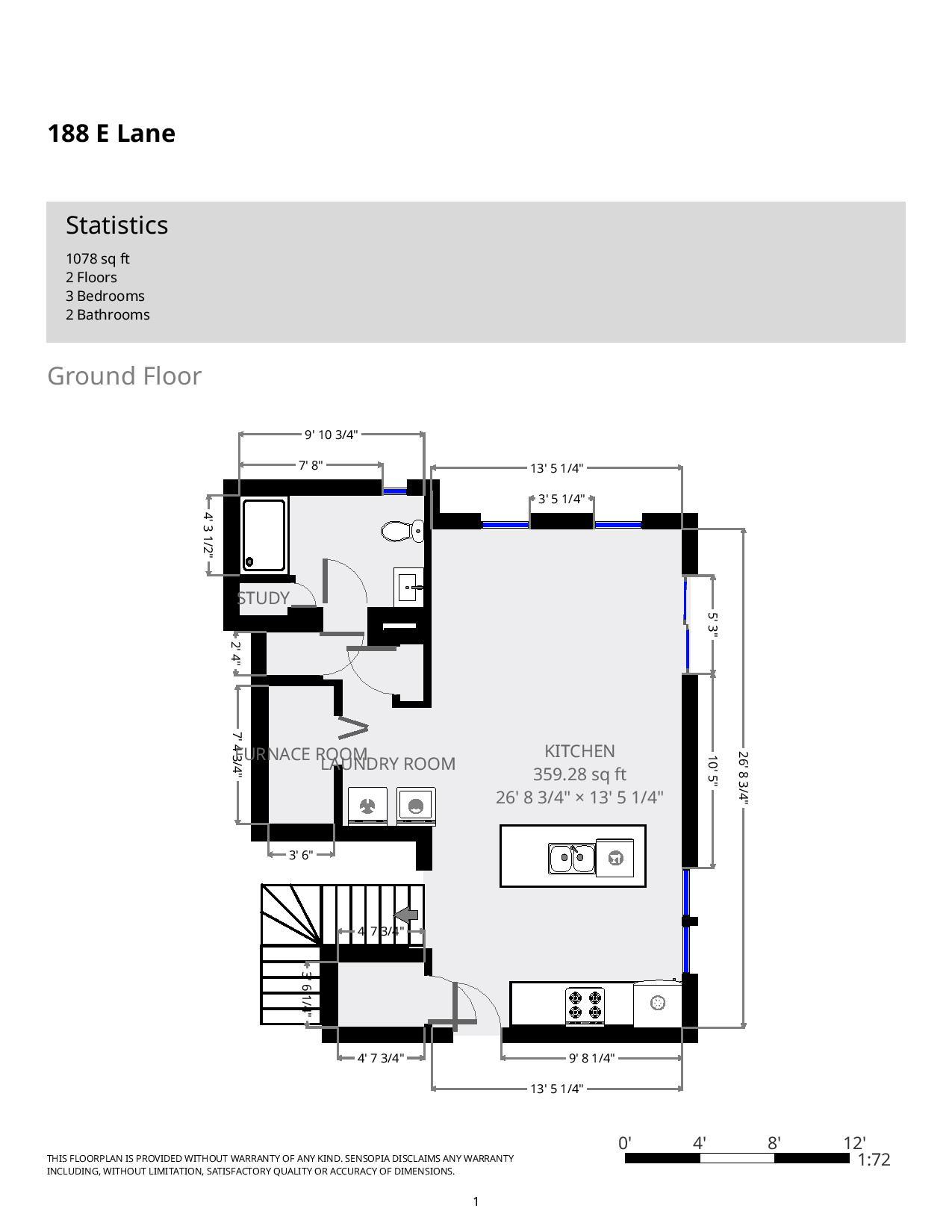 188 E. Lane Ave floorplan