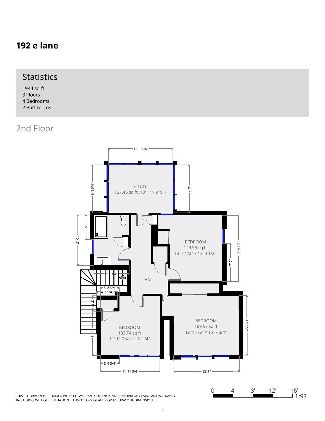 192 E. Lane Ave.- Floor Plan 01