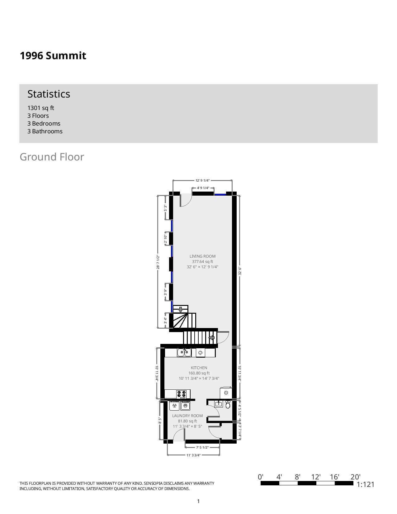 1996 Summit St. - Floor Plan 02